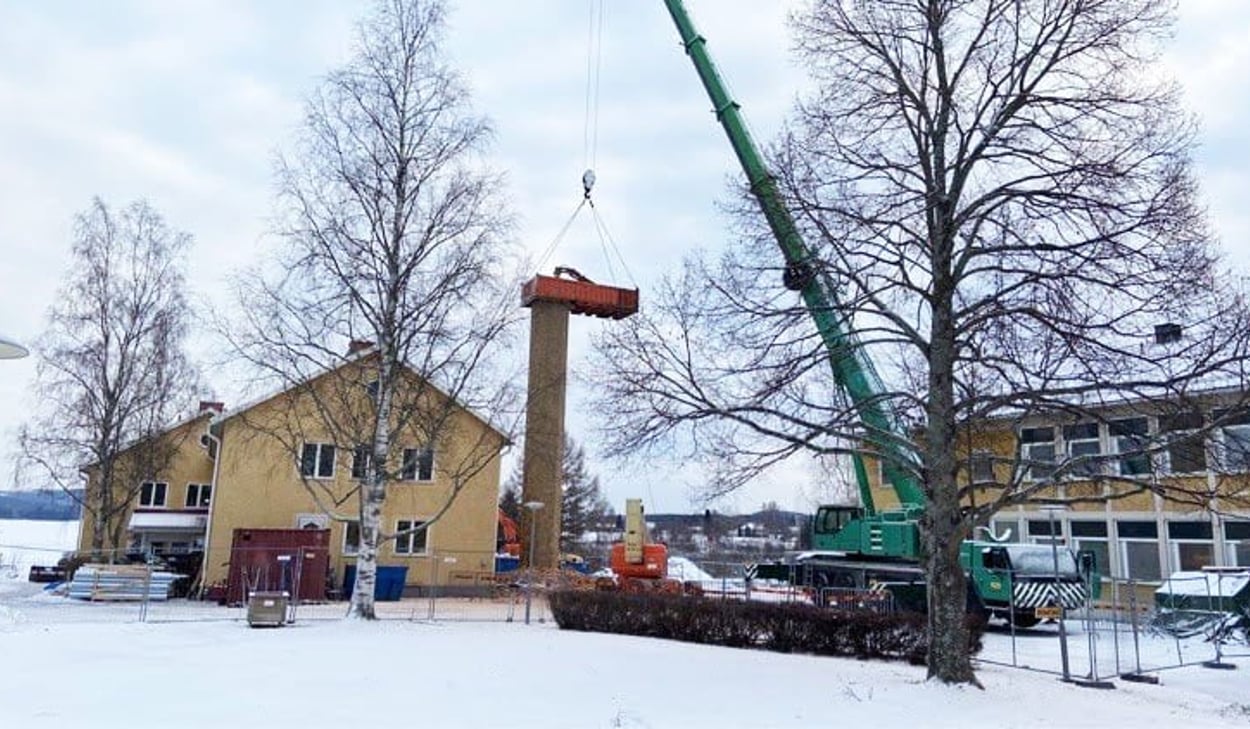 Exteriörbild på Bollnäs folkhögskola